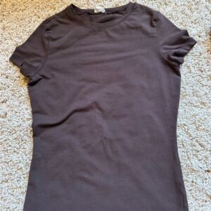 Garage Dark Brown Short Sleeve Tee size XS